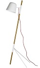 Outrigger floor lamp