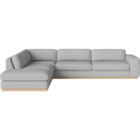 01-012-62 Sepia 6 Seater Sofa with Open end - Left