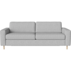 01-302-46  Scandinavia 3 Seater Sofa Bed with Integrated Wheels - Cold Foam Mattress