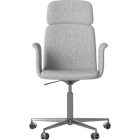 02-092-64 Palm CEO upholstered chair with armrests and wheels
