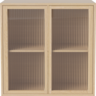 04-009-07 Case 2 x 2 w 2 glass doors and 2 shelves - 35 cm