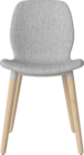 Seed Dining chair-Upholstery  wood legs