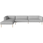 01-085-40 Paste 4 Seater Sofa with Chaise Longue - Left