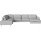 01-302-11  Scandinavia 5 Seater Cornersofa with Chaise Longue - Right - Open end - Left