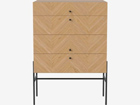 Luxe dresser  - 4 drawers - Low