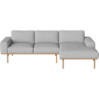 01-030-25 Elton Sofa 3 Seater with Chaise Longue - Right