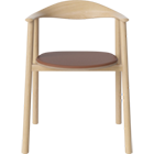 Swing upholstered dining chair