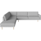 01-202-55 Scandinavia Remix 6 Seater Cornersofa with Open End - Left