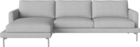 01-096-06 Veneda Sofa 3.5 seater with chaise longue - Left_Steel