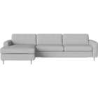 01-302-53 Scandinavia 3 seater sofa bed with chaise longue left - Cold Foam Mattress