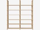 00-153-02 Friedman combination 2x6 - 12 narrow shelves