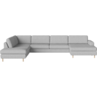 01-302-19 Scandinavia 6 Seater Cornersofa with Chaise Longue Right - Open end - Left