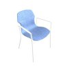 CM1142I - 4 LEGS STEREO CHAIR WITH "C" ARMRESTS FULLY UPHOLSTERED