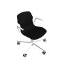 CM1146 - 5 SPOKE CHAIR ON CASTORS WITH GAS LIFT AND ARMRESTS
