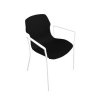 CM1142 - 4 LEGS STEREO CHAIR WITH "C" ARMRESTS