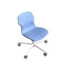 CM1145S - 5 SPOKE BASE STEREO CHAIR WITH CASTORS AND GAS LIFT FRONT ONLY UPHOLSTERED