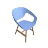 CM1159 - VAD WOOD CHAIR UPHOLSTERED