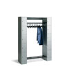 Offene Garderobe für 10 Personen