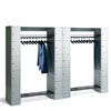 Offene Garderobe für 20 Personen