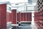 Umkleide und Garderobe
