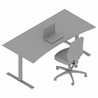 11796+0255 - Sit/stand desk 1800x900/800 (500-rect)