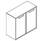 2289 - Bookcase top W800xD350xH720 w/doors i A1+B1 w/divider