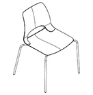 7116 - Canteen chair Frigg