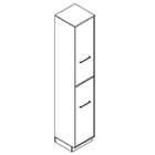 2652 + high plinth - Cupboard W408xD400xH2158 w/left hinged doors in A1 and A4