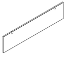 6169 - Cable tray for 1200 desk,tilt (1070) + 6170 - Modesty panel 1200