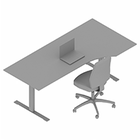 03528+0155 - Fixed desk 2000x1000/800 (rect)