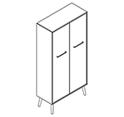 2420 + legs - Bookcase W800xD350xH1454 w/doors in  A1+B1, no divider