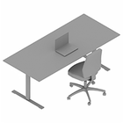 11612+0255 - Sit/stand desk 2000x900 (500-rect)