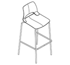 7117 - Bar Stool Frigg