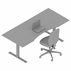 03596+0155 - Fixed desk 2000x900/800 (rect)