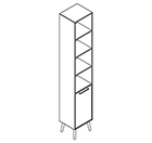 2610 + legs - Bookcase W408xD350xH2158 with door, right, in A5