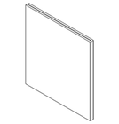 2961 - Divider f/bookcase behind door