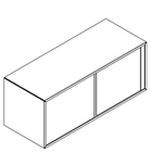 4132 - FRAMEwork Locker (mix) W900xD355xH365 -2-sided left w/doors and flexlock in B1