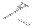Desk Excensions (0594 - Sit/stand desks round legs (620-1270mm))