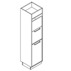2503 + 2971 - Delta45 Sorting cupboard W408xD400xH1706 w/3 pull-out fronts and plant box