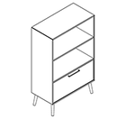 2351 + legs - Cupboard W800xD400xH1102 w/filingdrawer in  A3+counterw.