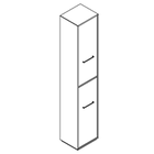 2632 incl. plinth - Bookcase W408xD350xH2158 with 2 doors, left, in A1+A4
