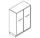 2342 + high plinth - Cupboard W800xD400xH1102 w/doors in A1+B1w/divider