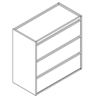 3271 - Plint Cupboard W800xD400xH800 w/3 drawers