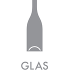 13301512 - Label for sorting glass, with danish text (grey, without background) 29x75 mm.