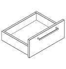 2927 - Skuffe enkelt 372x164 for dybe 350