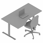03545+0255 - Sit/stand desk 1600x1000/800 (500-rect)
