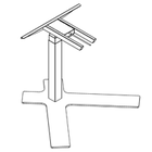 0991 - Single pillar desks