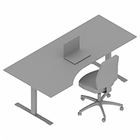 03527+0155 - Fixed desk 2000x1000/800 (rect)