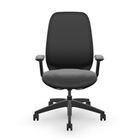 7042005 - SE:AIR swivel chair with armrest, membrane black (AI-821)