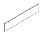 6165 - Cable tray for 1600 desk,tilt (1285) + 6167 - Modesty panel 1600